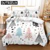 New Merry Christmas 3D Printed Bedding Set Duvet Covers Pillowcases Comforter Bedding Set Bedclothes Bed Linen 21