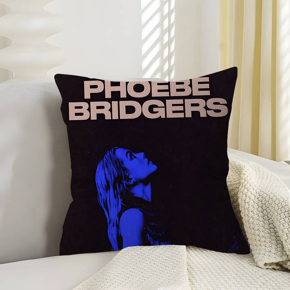 Singer Phoebe Bridgers Music Album Personalized Pillow Cover Kids Bedroom Wild Party Decor Pillowcase Kid Birthday Shower Gift