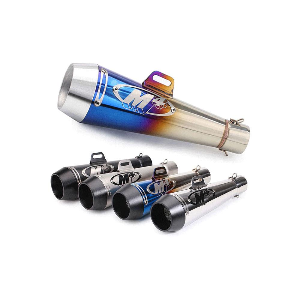 Universal M4 Motorcycle Exhaust for Kawasaki, Yamaha, and Sportbikes