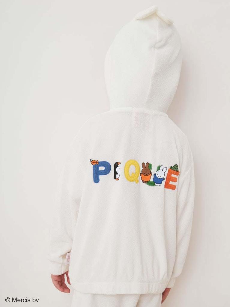 Gelato Pique DickBruna Kids Miffy Pile Hoodie PKCT254418OWHT120