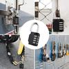 Mini ORIA Combination Padlock 4-Digit Waterproof Outdoor Door Lock Suitcase Bag Locker Window Packing Box Cabinet