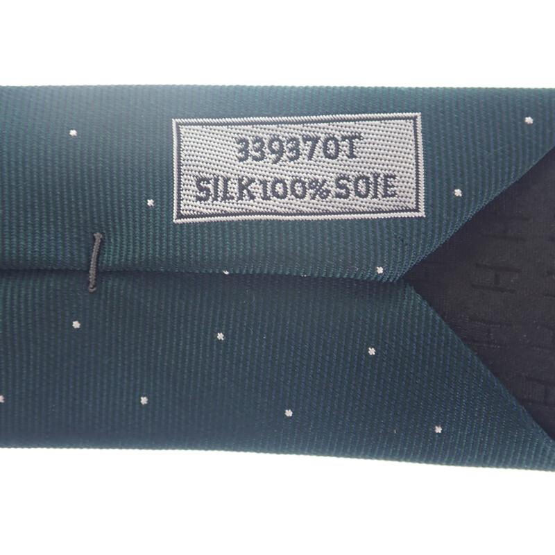 HERMES  H339370T04  slips Verse Sapan/hvit silke herre