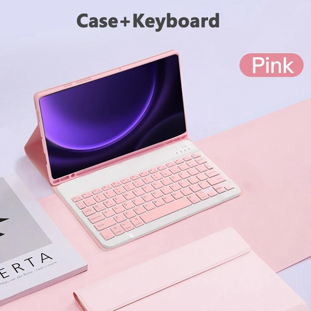 

Keyboard Case for Samsung Galaxy Tab A9 Plus, Tablet Cover for Tab S8 S9 Ultra S7 S9 FE+ A8 S6 Lite A7 Lite Magic Keyboard Case A9 Plus 11inch