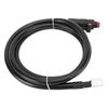 Battery Cable 35mm2 Black Straight Plug and SC35-8 Terminal Battery Power Inverter Cable 1.5m