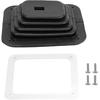 Car Gear Shift Cover Dust Proof, Thick Rubber Gear Shifter Boot Seal Cover for GM350 Automatic Manual Gear Stick Cover Replacement Dust Cover Shifter