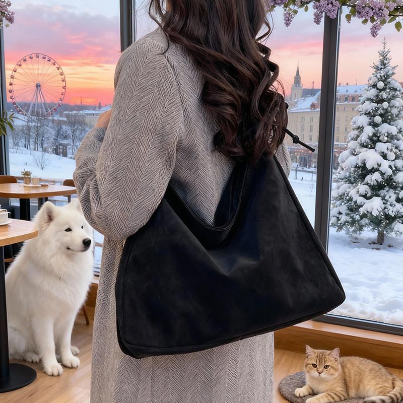 Pu Shoulder Bag For Women With Vintage Design And Top Handle For Daily Use