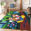 1 Stück Mickey-Maus und Minnie-(28)_01 Teppich Läufer, Schlafzimmer und Spielzimmer Langlebig, Fleckenbeständig und Leicht zu Reinigen, Wohnzimmer