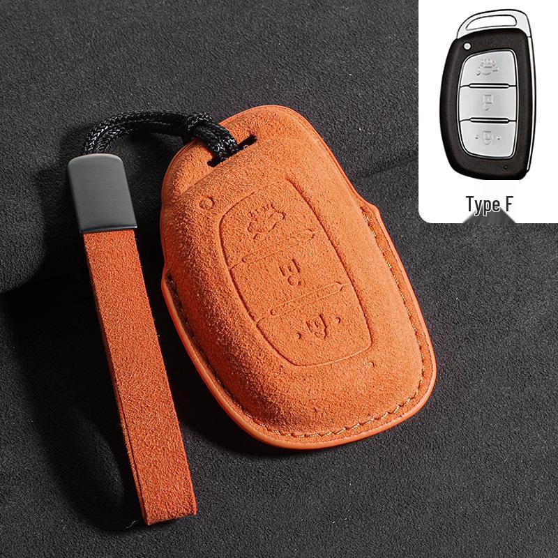 Suede Key Covers for Beijing Hyundai: ix35, MUFASA, Mingtu, Elantra, Yuena, Sonata