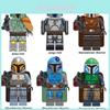 Buliding Minifigures Blocks Bricks Figures Rey Fett Boba