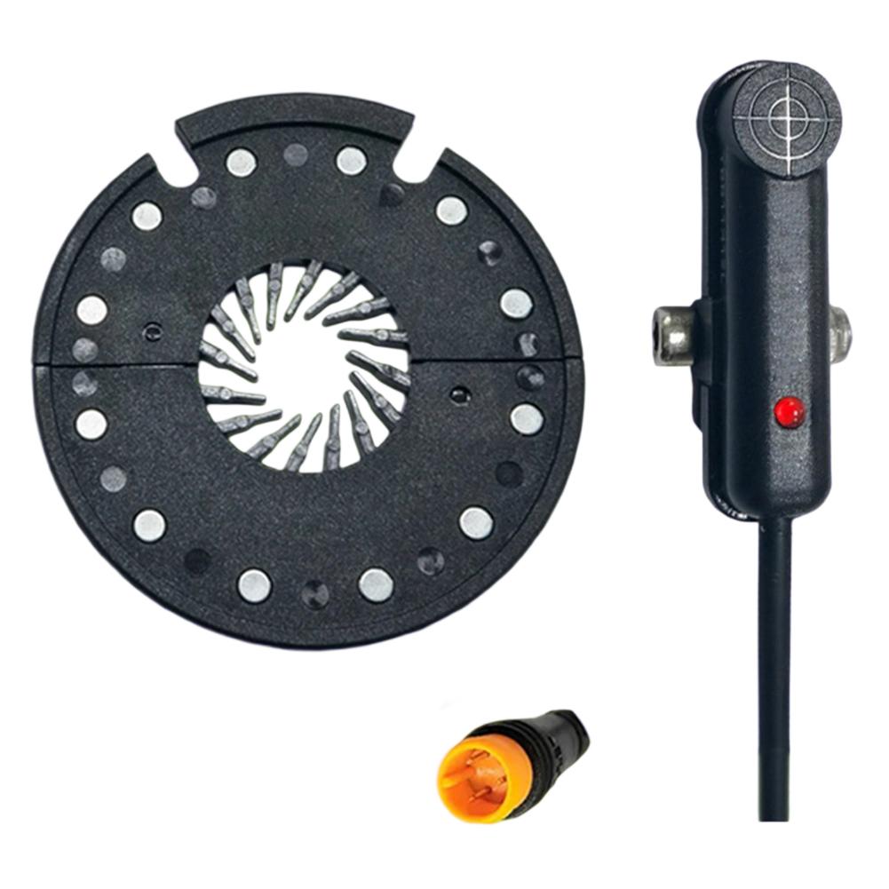 Electric Bike Waterproof 12 Magnet Double Hall Pedal Assist Sensor PAS Sensor ABS Bike Pedal Assist Sensor Bicycle Parts DH12L