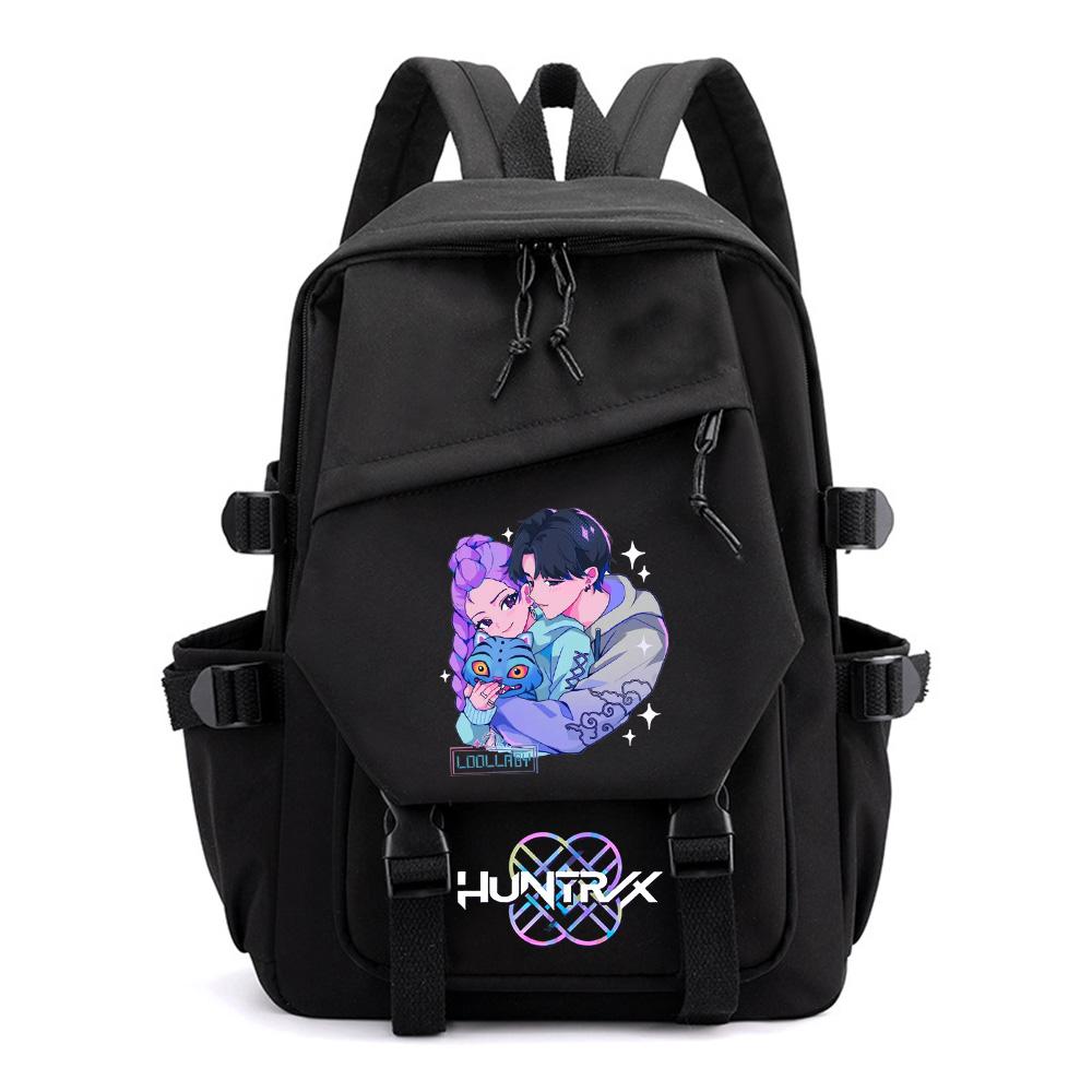 Anime Cute K-pop Demon Hunters Printed Backpack for Teenager Boy Gril Schoolbag Children Student Bookback Women Waterproof Travel Bag Kid Gift Mochila