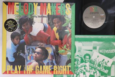 LP Record MELODY MAKERS, ZIGGY MARLEY - Play The Game Right ST17165 EMI AMERICA 1985 US Reggae, Ska & Dub Used