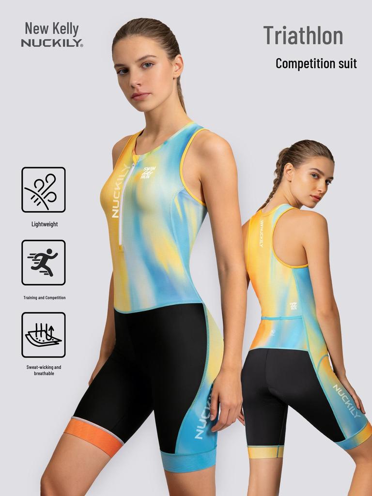 Newquay Women's Custom Triathlon Suit: Quick-Drying One-Piece for Swim, Bike & Run