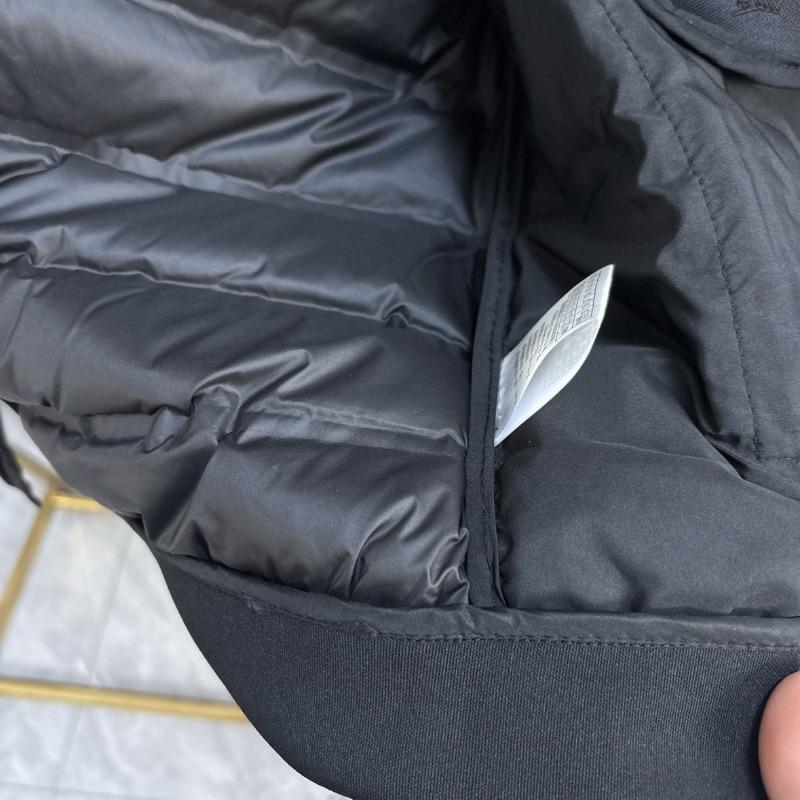 Tan Series Ribs Double Spell + Pressed Velvet, Autumn and Winter Men's Outdoor Sports and Leisure Hooded Light Down Jacket