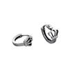 Korean Version of Fashion Temperament Women's Ear Clips, Ear Buckles, Crown Earrings, Retro High-end Design Jewelry