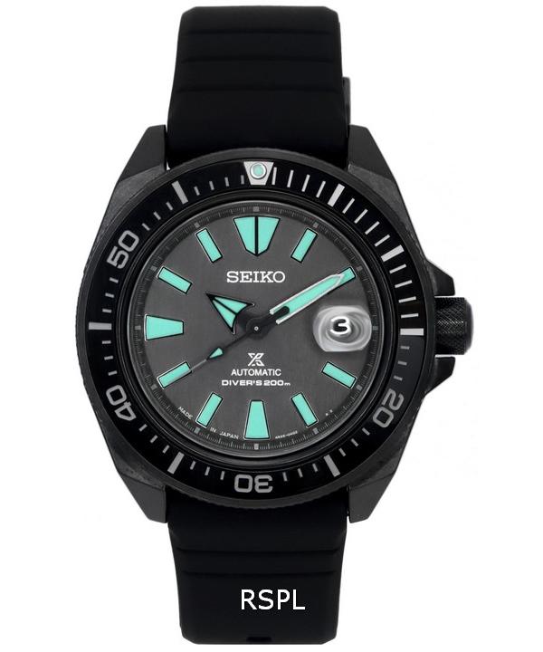 

Seiko Prospex Samurai Black Series, ограниченная серия, автоматические мужские часы для дайверов SRPH97 SRPH97J1 SRPH97J 200M