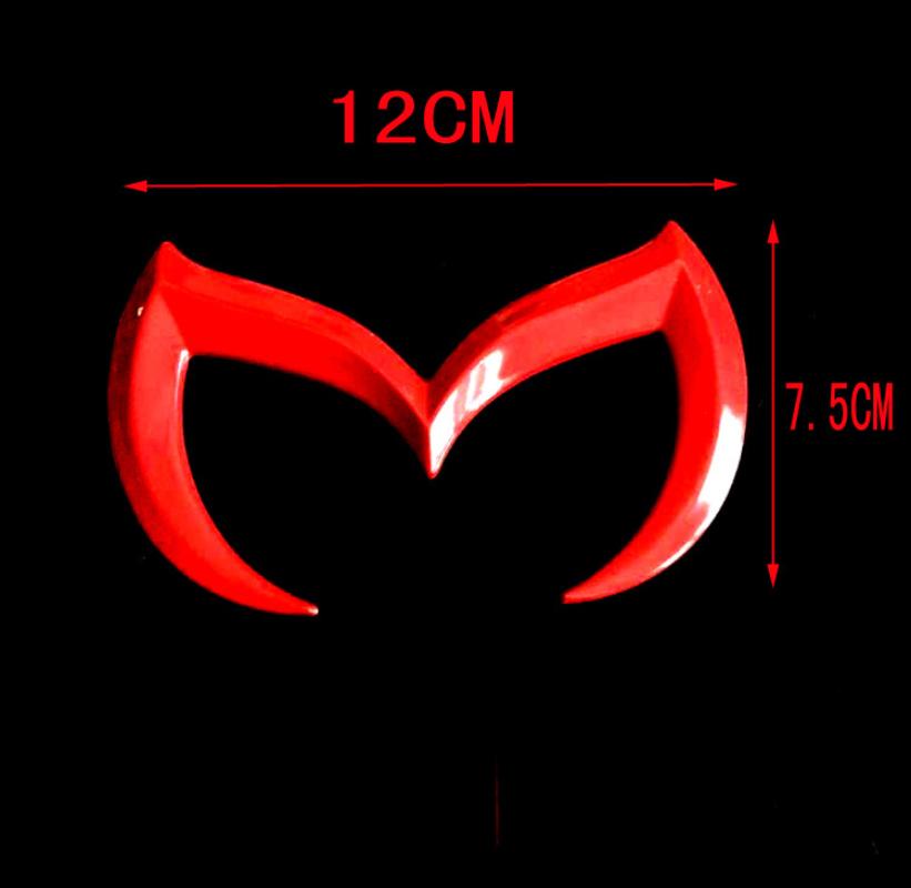 Auto 1 Pezzo Styling Auto Emblema Auto Adesivo 3D Adesivi Logo per Mazda 2 3 6 CX-5 CX-6 CX5 CX3 CX-3 Axela Atenza Accessori
