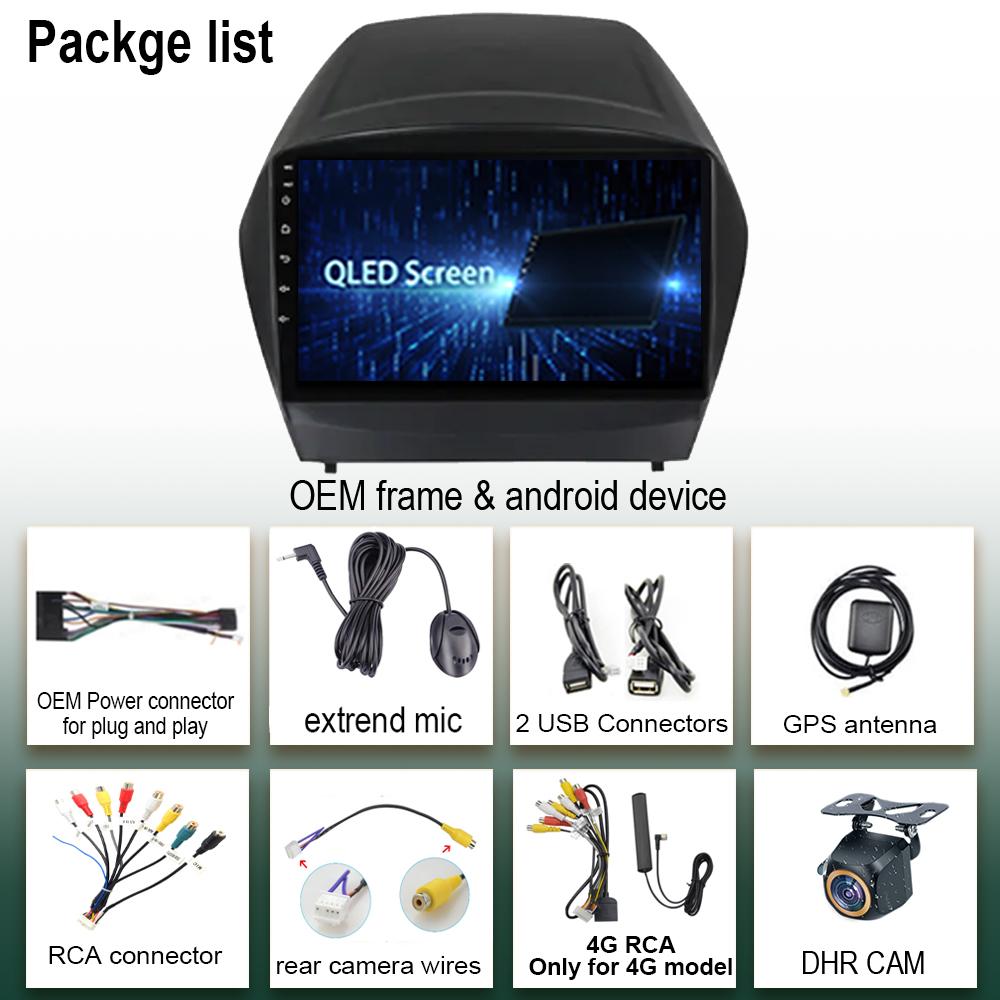 Android 14 For HYUNDAI TUCSON IX35 2012-2015 Car Multimedia Screen Carplay Player Navigation GPS Auto Radio Stereo No 2Din DVD