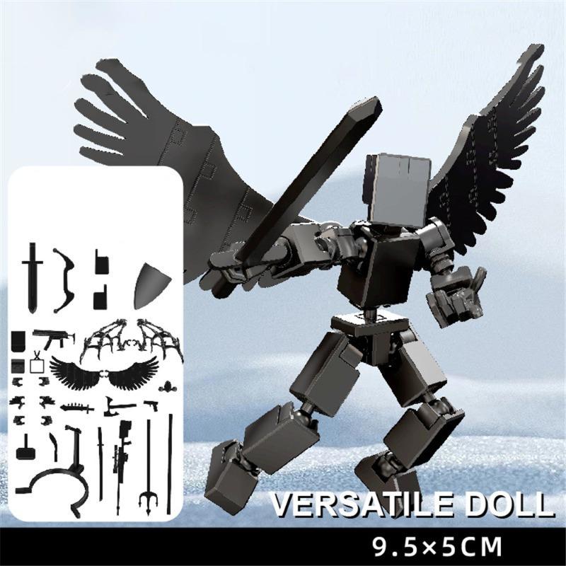 Plastics Multi-Jointed Movable Shapeshift Robot 3D Printed Mannequin Figures for Toys Kids Parent-children Game Gifts Home Decor