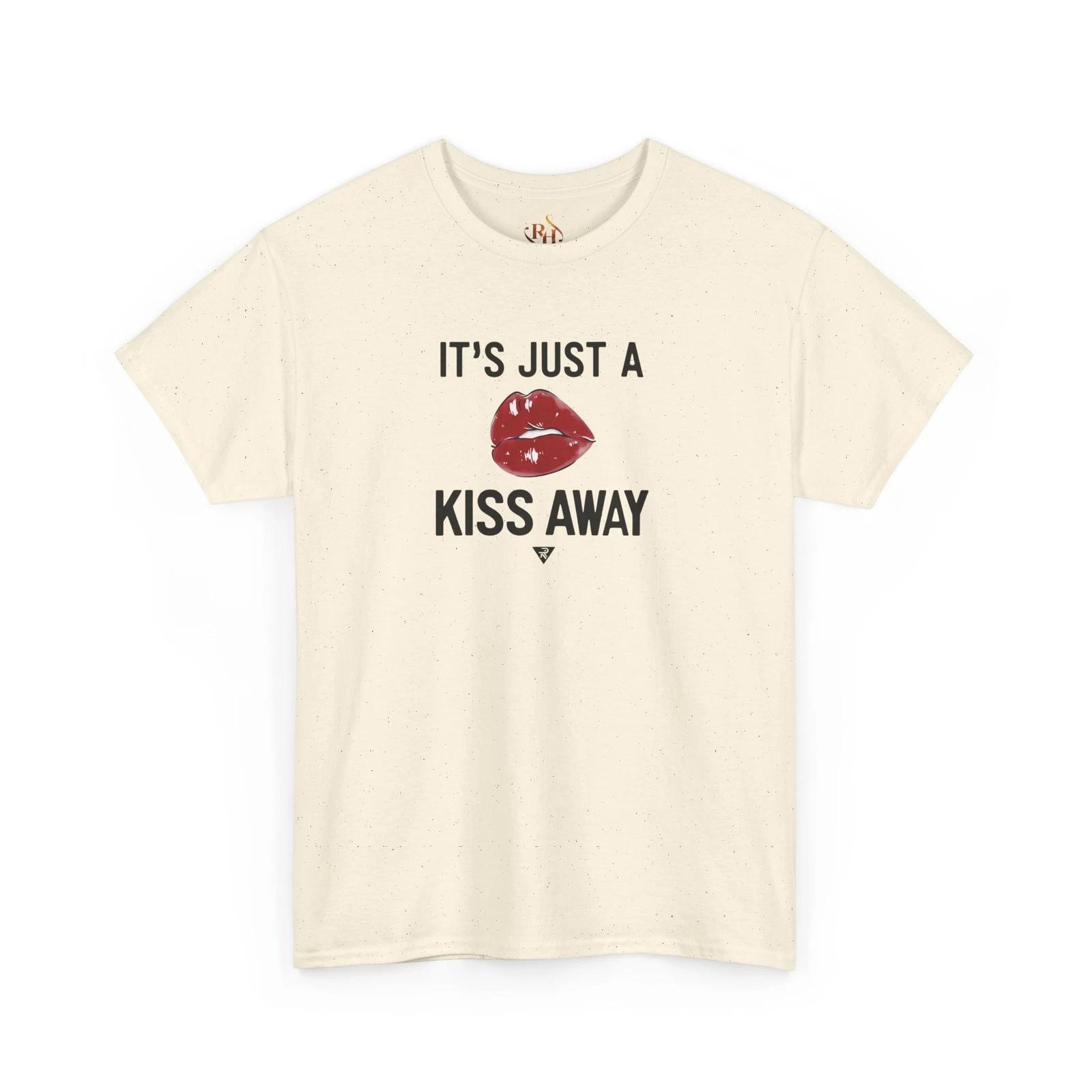 Kiss Away Tee, Casual Love Shirt, Music Lover T-Shirt, Cute Gift for Him or Her 2XL