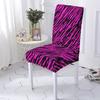 Leopard Print Spandex Chair Covers Stretchy Washable Dining Room Seat Protectors Elastic Slipcovers For Home