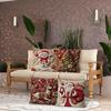 Hot-Selling Short Plush Peach Skin Christmas Pillowcase: Living Room Sofa Back Cushion Decor