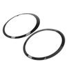 Pair Headlight Trim Ring Glossy Black Left Right 51137149905 Replacement for Cooper Clubman R55 2008‑2015