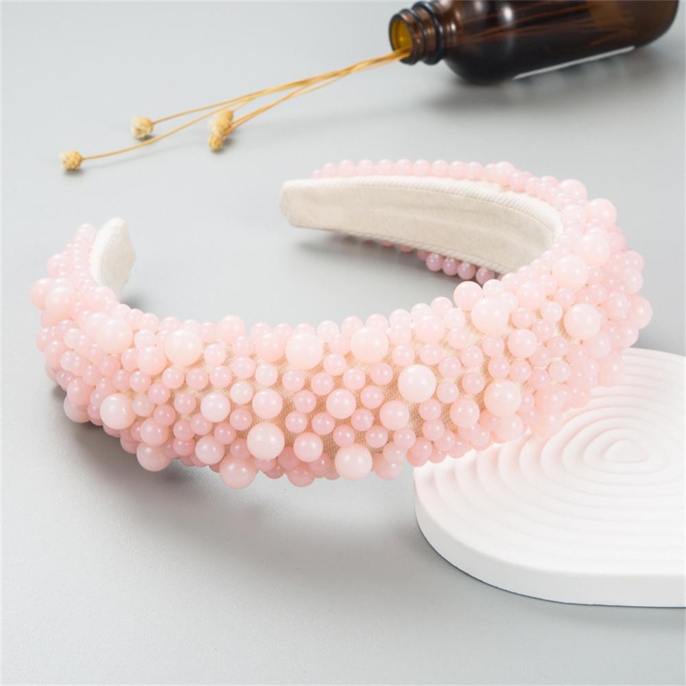 Solid Pearl Wide Headbands For Women Girls Headwear Fashion Cute Face Hairbands Female Hair bands Head Hoop Hair Accessories