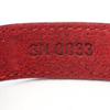 Used LOUIS VUITTON Brasserie Vou Good Luck Bracelet M64447 leather Stainless Steel Black Silver Silver Used Women