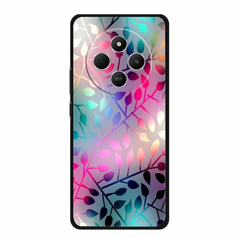 For Xiaomi Poco C75 Case PocoC75 Coque Black Silicone Soft Phone Case For Redmi 14C 14R A3 Pro Back Cover Case Redmi14C 14 C Bag