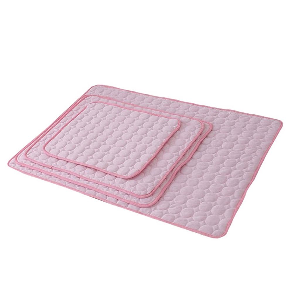 Ice Silk Cooling Mat for Cats & Dogs - Breathable Summer Pet Bed