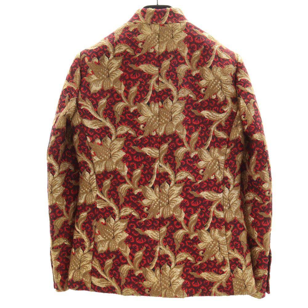 GUCCI 441738 Made in Italy Floral Jacquard Jacket 38 Ribbon with hanger Women Used