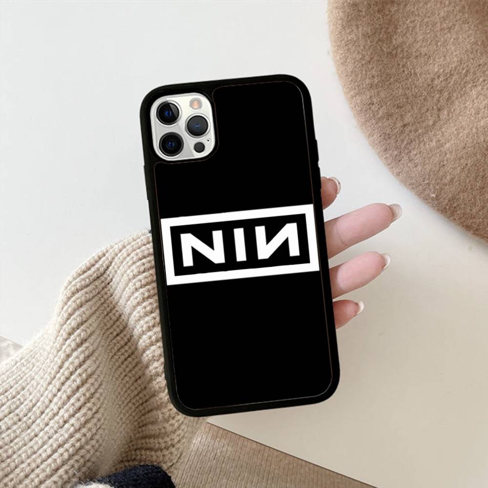 Classic Band Nine I-Inch N-Nails Phone Case For Iphone 16 15 14 13 12 11 Pro Max Plus Shockproof TPU+PC Hard Case iPhone 17