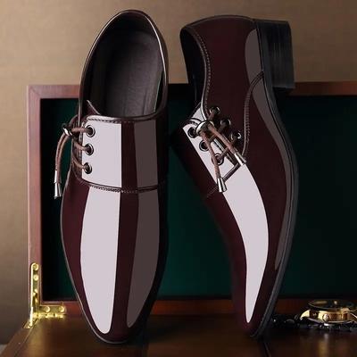 Scarpe Casual Sociali alla Moda in Pelle da Uomo Ufficiali da Business Gentleman Nuove Scarpe Formali da Uomo Calzature Abito Stile 2024 Economiche Liquidazione 39
