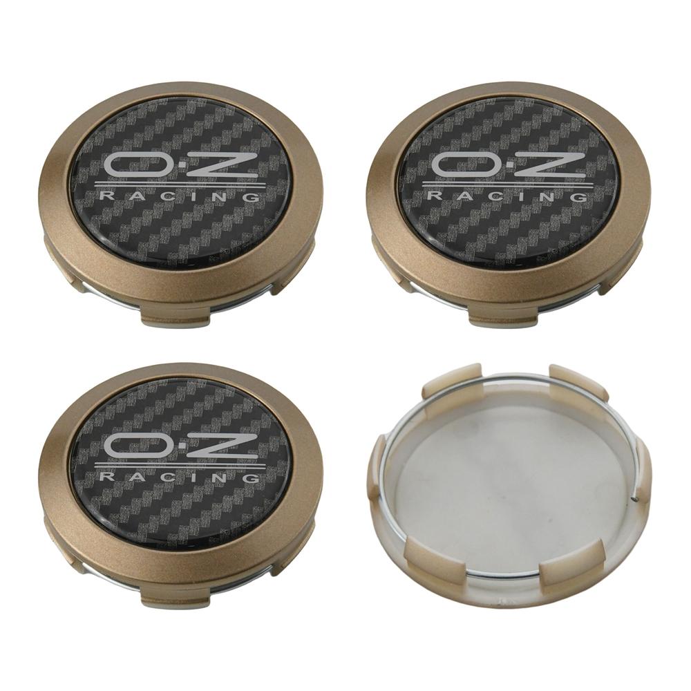 1Set/4PCS 64MM OD / 62MM ID Cap For Rims OZ Logo Wheel Center Cap Sport Car Wheel Cover Hub caps