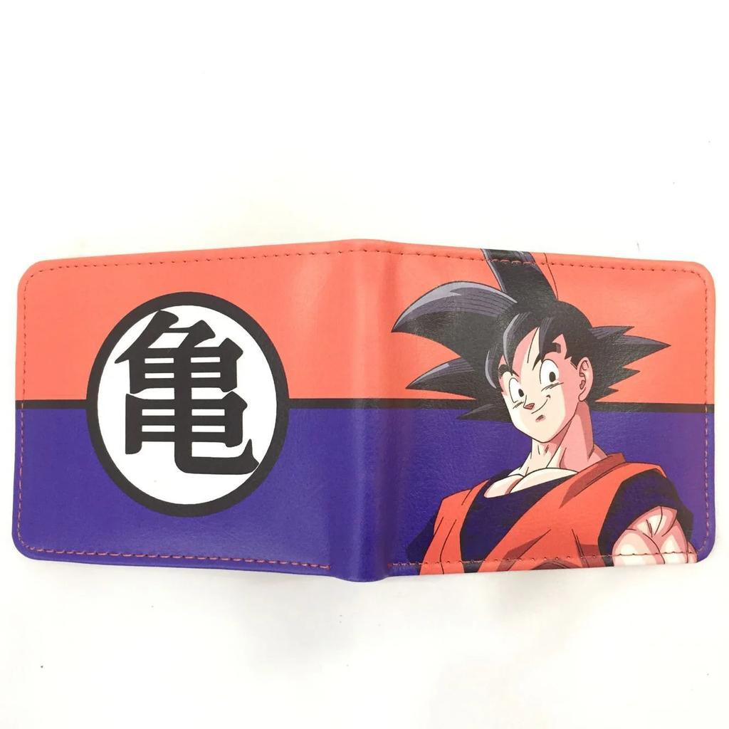 Dragon Ball Son Goku Multifunctional Card Purse Cartoon PU Wallet Personality Creativity Simple Foldable Coin Boy Birthday Gift