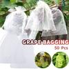 50pcs Mesh Grow Bag Fruit Protection Bags Home Garden Supplies Insect Prevention Bag Fruit Pest Control Bags