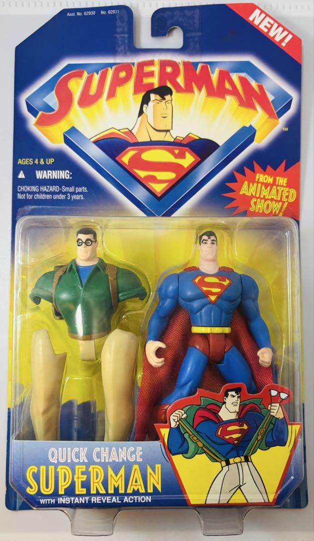 

[USED] Superman Quick Change Superman Figure 1996 Kenner