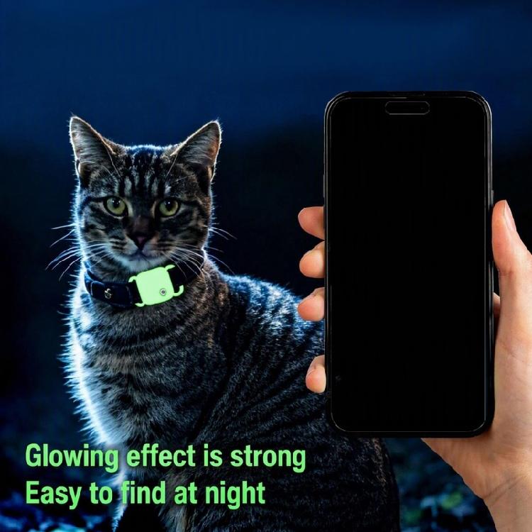 Pet Finder Collar Holder in Soft Silicone, Mount Case with Raised Border Coverage for Daily Collar Use and Travel