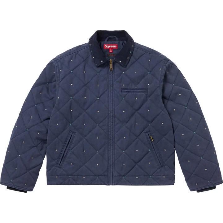 Supreme B.b. Simon Quilted Work Jacket Navy