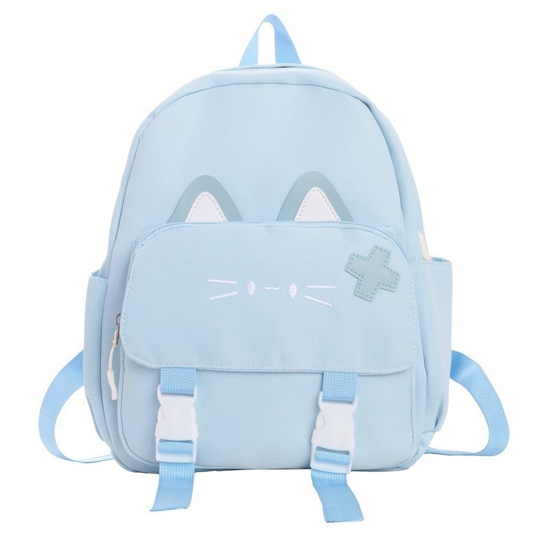 Schultasche1011 neuer Schulstil niedliche Katzen-Modellierungstasche Schüler-Schultasche Mädchen weicher Mädchen-Reise-kleiner Rucksack Rucksack