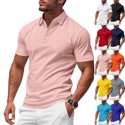 Summer Hot Selling Men's Polo Shirts Casual Quick Dry Short Sleeve T-shirt Men