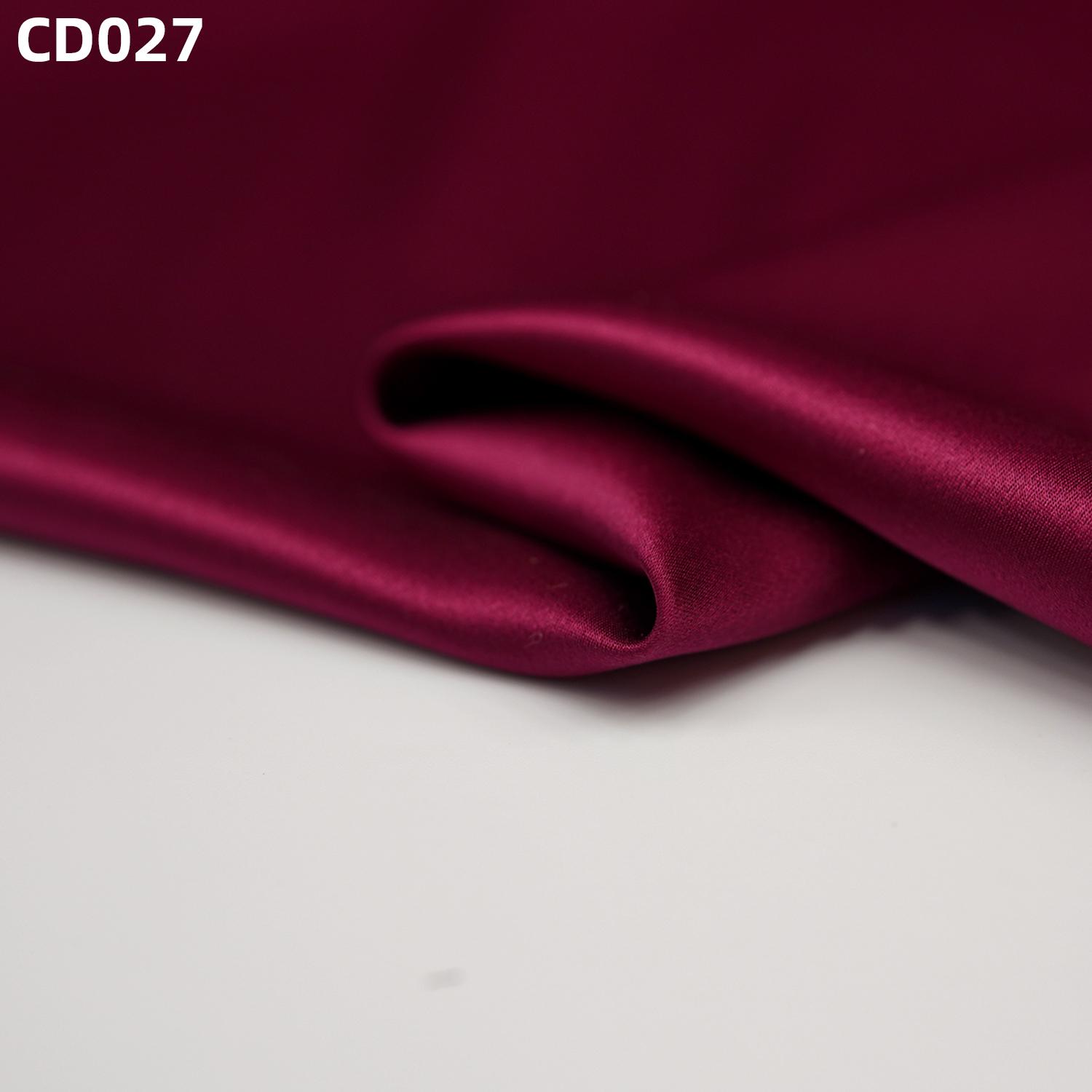 Top Grade Natural Pure Silk Charmeuse 30MM Heavy 100% China Real Silk Mulberry Satin Fabric Colors Red Maroon Wedding Designer