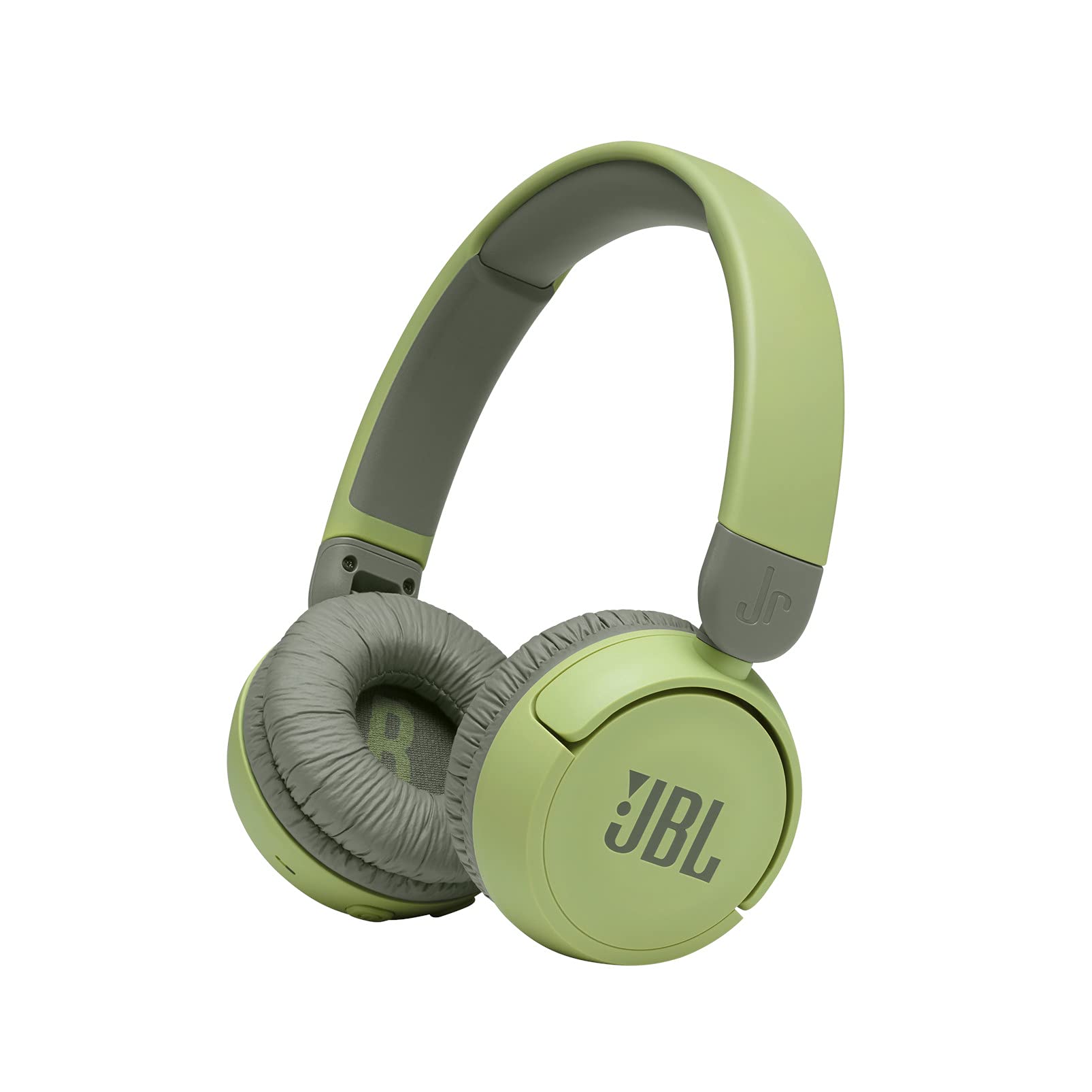 

JBL JR310BT Kids Bluetooth Wireless Headphones with Volume Control, Customizable Stickers, and Up to 30 Hours of Playtime, Green (2021 Model)