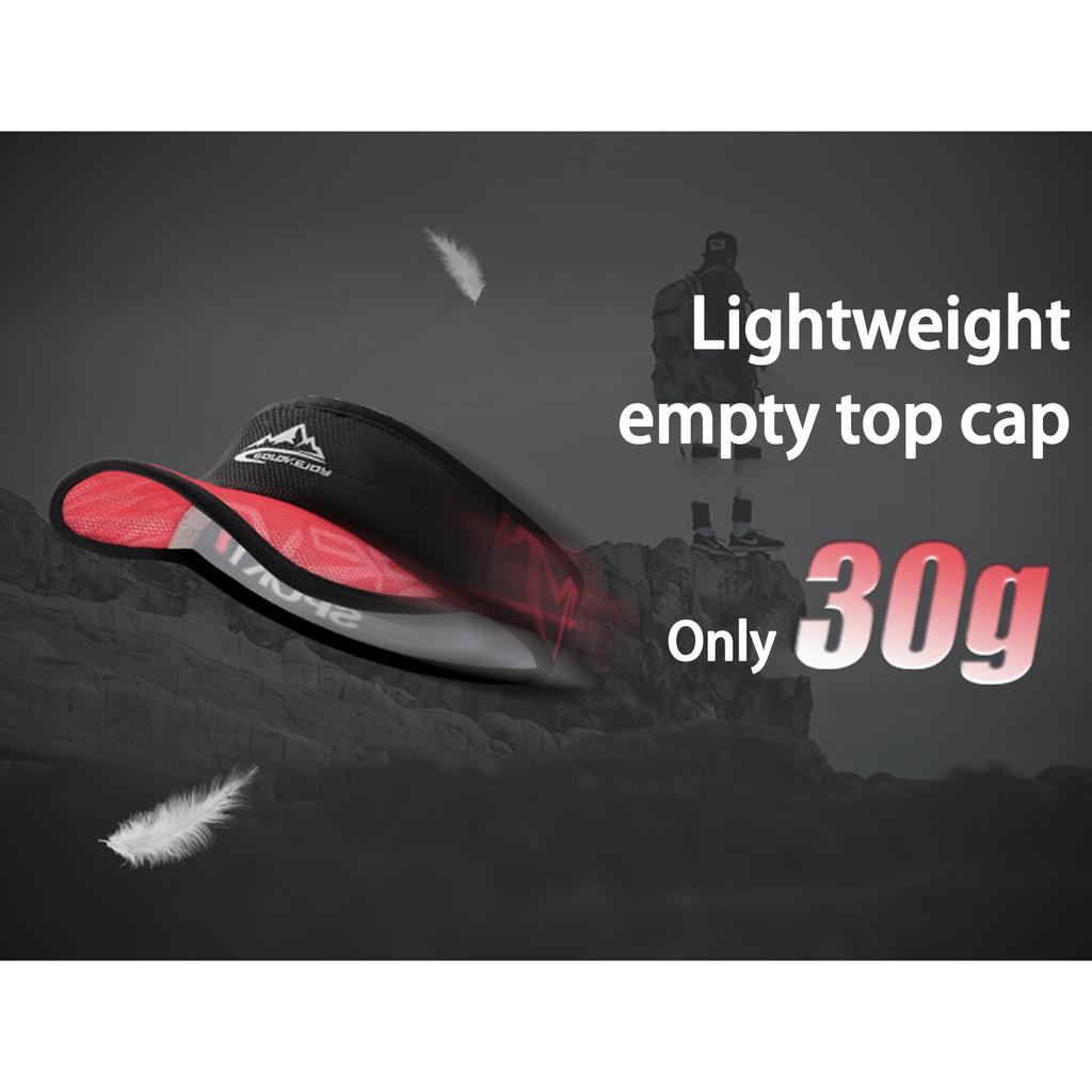 Summer Sun Hat For Men Women Breathable Sweat-absorbing Quick-drying Empty Top Cap For Outdoor Marathon Mountaineering