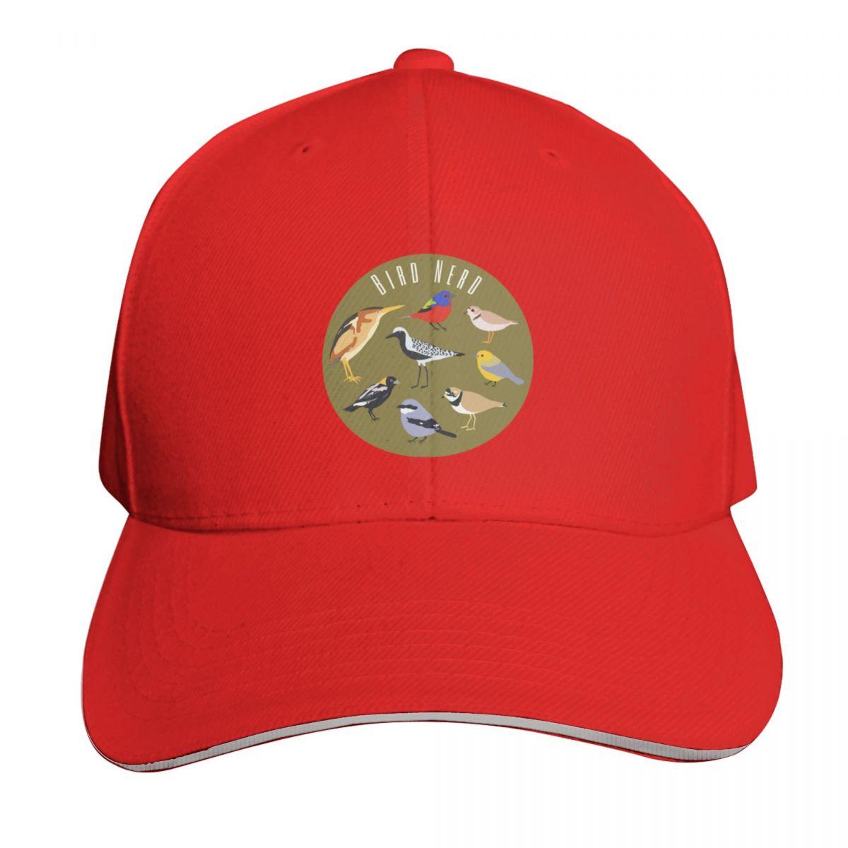 Bird Nerd Marsh Mud Green Baseball Cap Sunhat birthday Rugby beach hat Women Unisexs