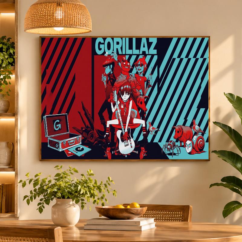 5D Diamond Painting Gorillaz DIY Full Drill Diamond Art Kit Home Decoration