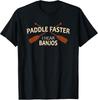 Paddle Faster - Fun Graphic Tee for Music Lovers