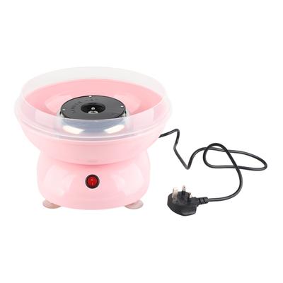 Máquina de Algodão Doce Totalmente Automática para Fazer Algodão Doce para Festa Presente de Natal Rosa