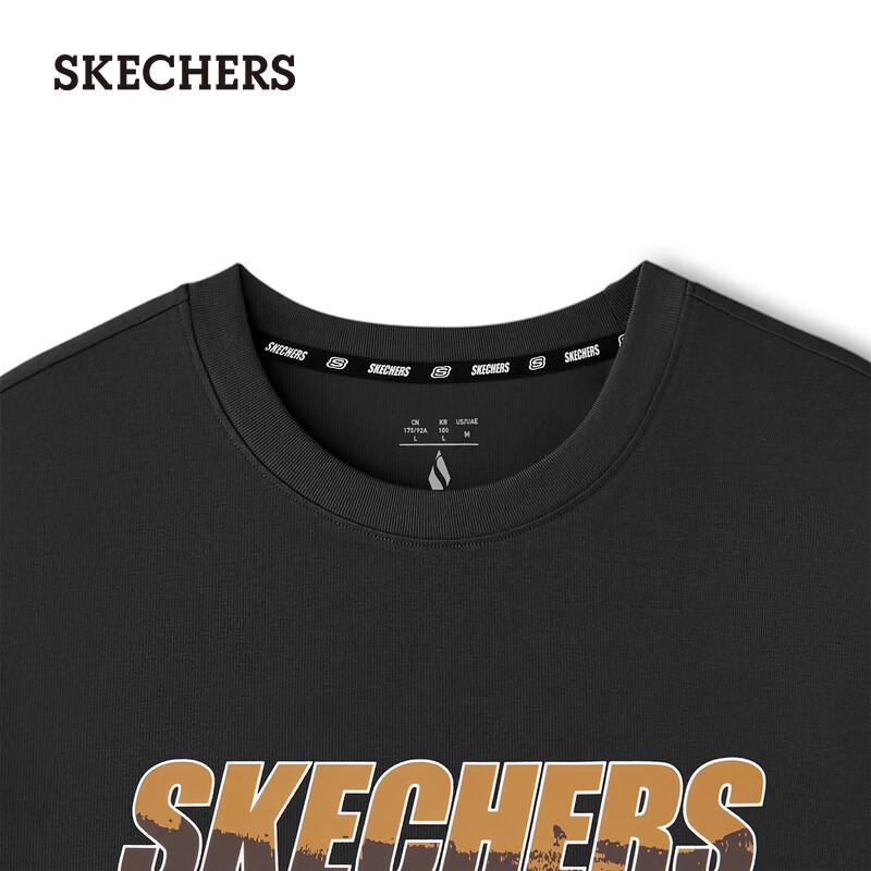 Skechers Men's L126M023 Short Sleeve Cotton Knit T-shirt
